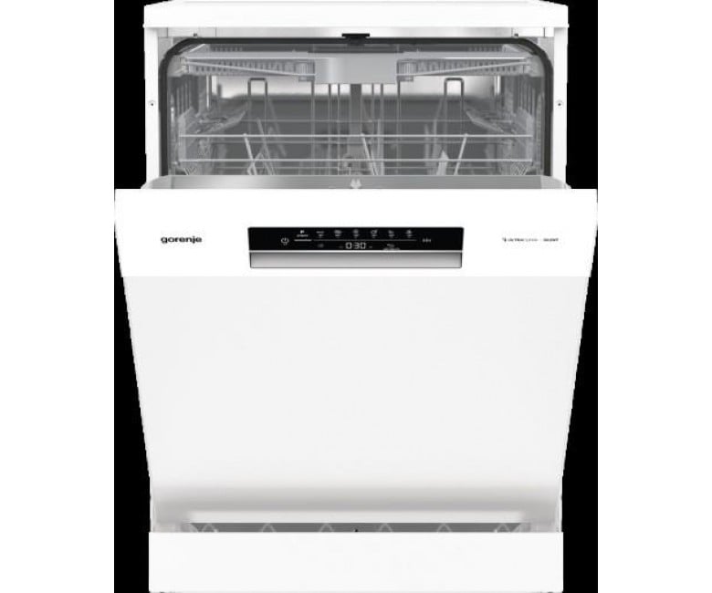 Посудомийна машина Gorenje, 16компл., A+++, 60см, дисплей, 3 кошика, AquaStop, білий GORENJE  GS643E90W GS643E90W