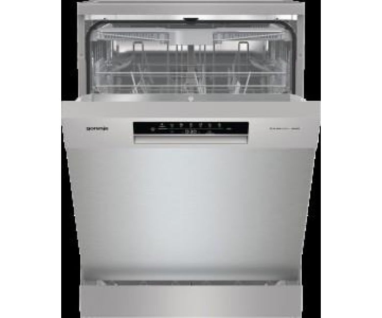 Посудомийна машина Gorenje, 16компл., A+++, 60см, дисплей, 3 кошика, AquaStop, сірий GORENJE  GS643E90X GS643E90X