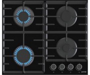 Варильна поверхня Gorenje газова на склі, 60см, чавун, чорний GORENJE  GT642AB