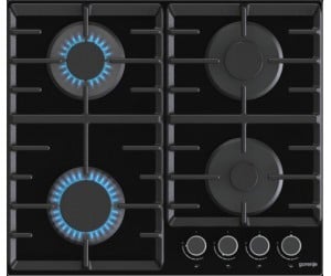 Варильна поверхня Gorenje газова на склі, 60см, чавун, чорний GORENJE  GT642AB
