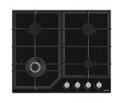 Варильна поверхня Gorenje газова на склі, 60см, чавун, чорний GORENJE  GTW641KB