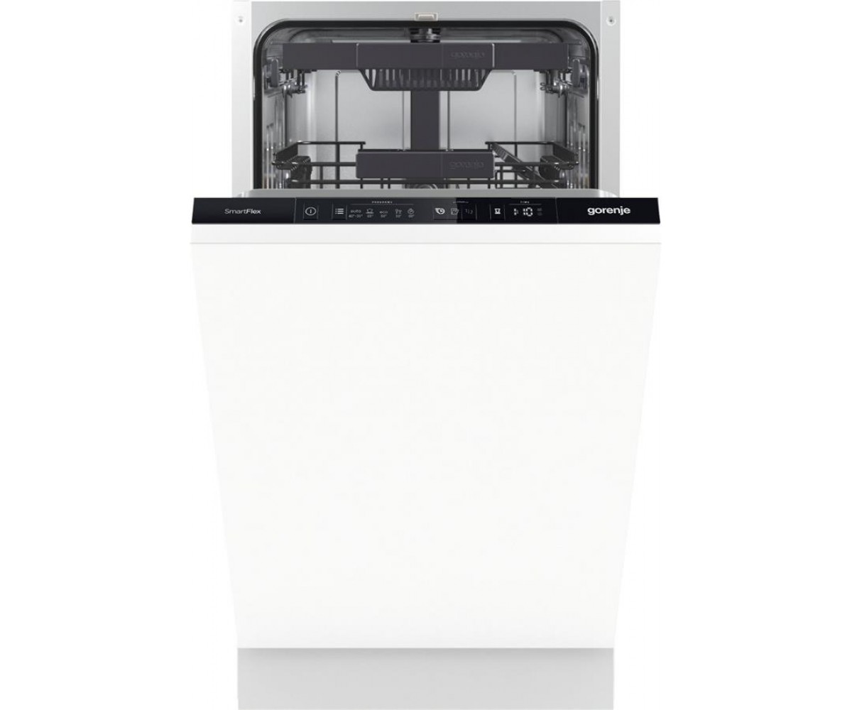 Посудомийна машина Gorenje вбудовувана, 11компл., A+++, 45см, інвертор, 3й кошик, білий GORENJE  GV561D10 GV561D10
