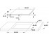 Варочная поверхность на 4 конфорки  IT646ORAB:Чертеж 