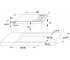 Варочная поверхность на 4 конфорки  IT646ORAW:Чертеж 