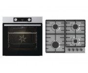 Комплект Gorenje (духовка електрична BO6737E02XK + варильна поверхня газова G642ABX), 743550, нерж. GORENJE  SET_BO6737E02XK_G642ABX