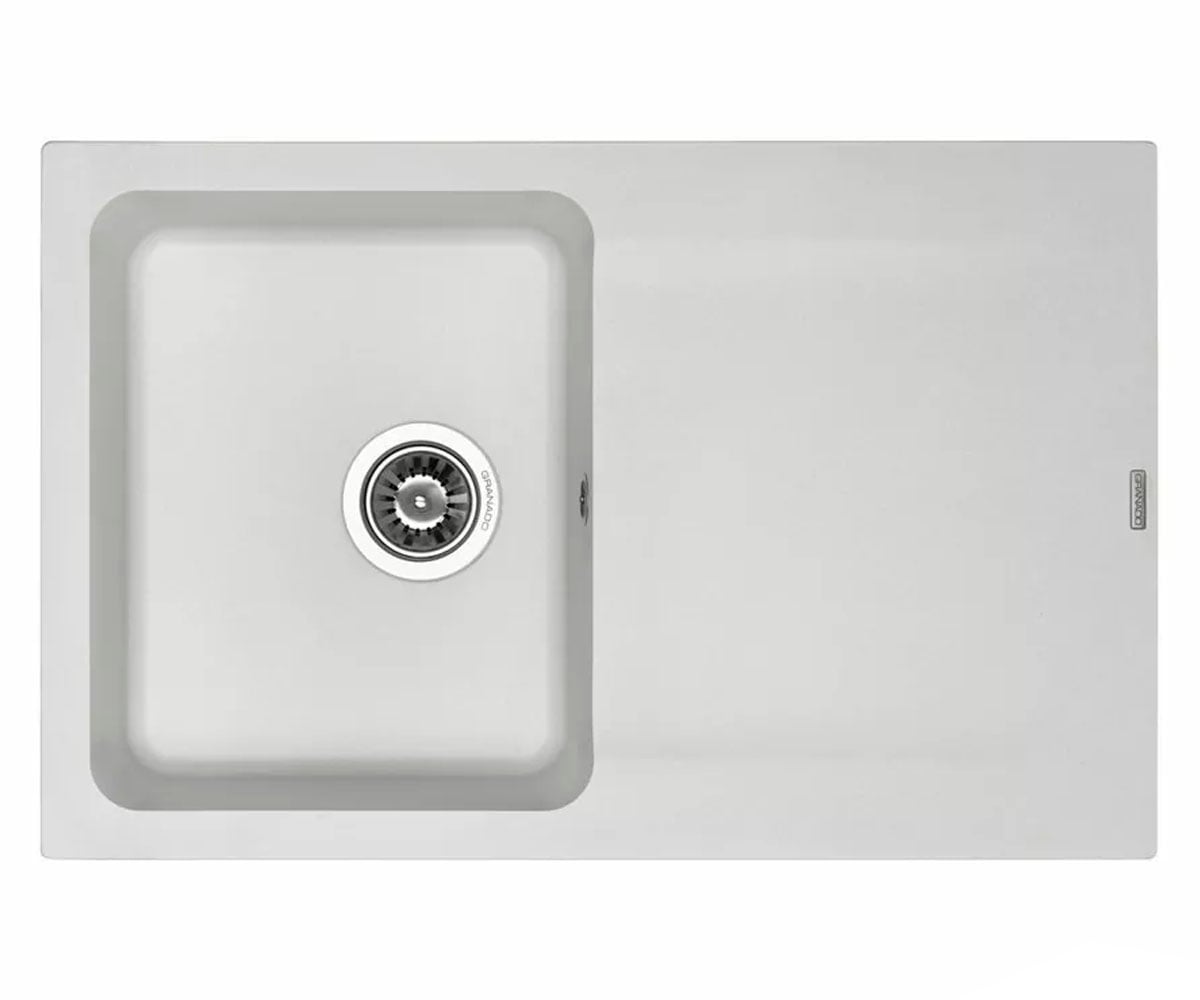 Кухонна мийка гранітна GRANADO  VIGO WHITE 1405