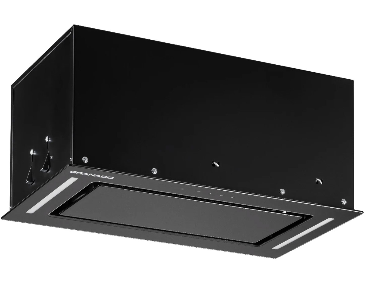 Встраиваемая вытяжка 52 см GRANADO PALAMOS 1613-1200 BLACK GLASS 1613-1200 BLACK GLASS