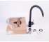Смеситель для мойки  ELCHE BLACK SHINE:Фото 4