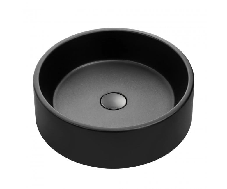Кругла раковина GRANADO  TORO BLACK GBS0401