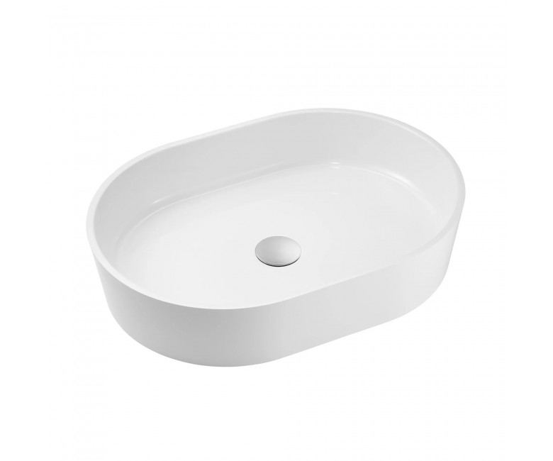 Овальна раковина GRANADO  POTES WHITE GEL GBS0905G