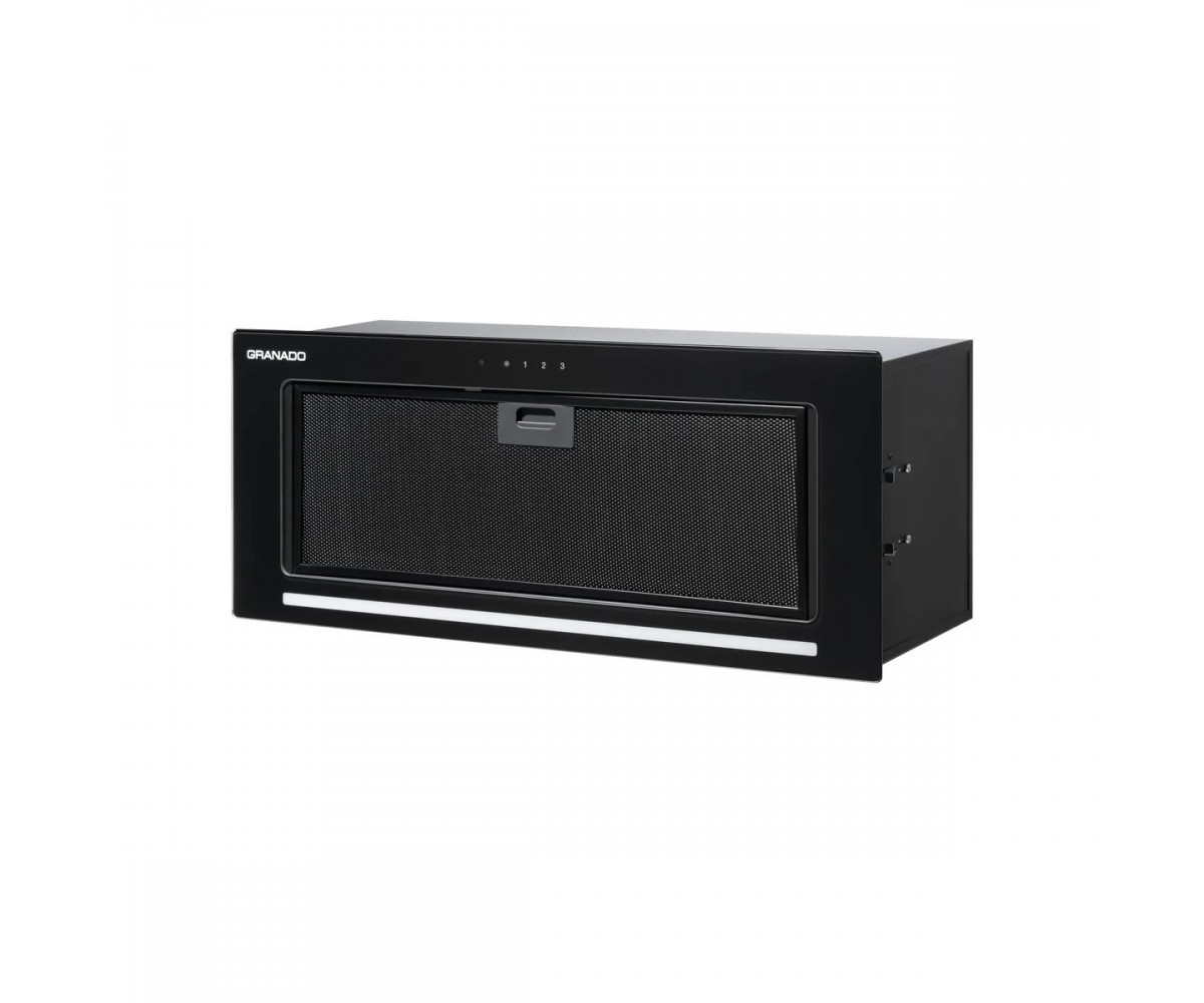 Кухонна витяжка 1200 м3/год GRANADO  PALAMOS 4713-1200 BLACK GLASS GCH4713120011