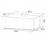 Витяжка GRANADO Palamos 3603-700 Black  PALAMOS GCH496311:Чертеж 