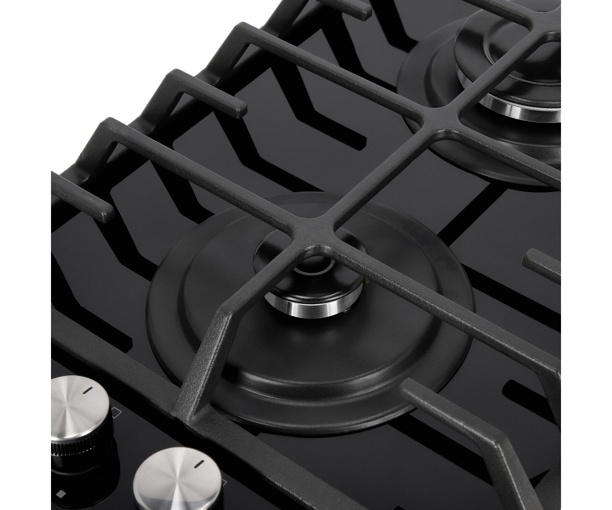 Газова поверхня GRANADO GGH 32-102 black glass  GGH GGH321021:Фото 1
