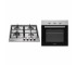 Комплект духова шафа електрична GEO 61-0200 Inox + варильна поверхня газова GGH 61-104 Inox  GOH020103:Фото 5
