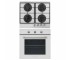 Комплект Духова шафа електрична GEO 62-0200 white + Варильна поверхня газова GGH 62-104 white glass GRANADO  GOH040105 GOH040105