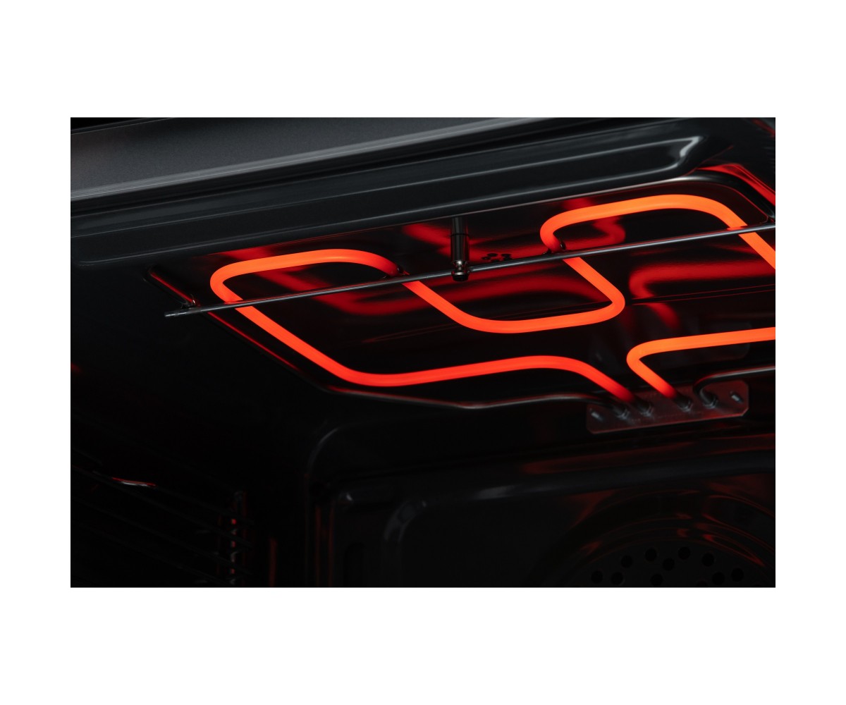 Комплект духова шафа електрична GEO 62-1310 black + варильна поверхня газова GGH 62-104 black glass  GOH050308:Фото 1