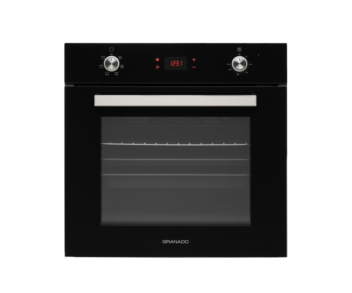 Комплект духова шафа електрична GEO 62-1310 black + варильна поверхня газова GGH 62-104 black glass  GOH050308:Фото 6