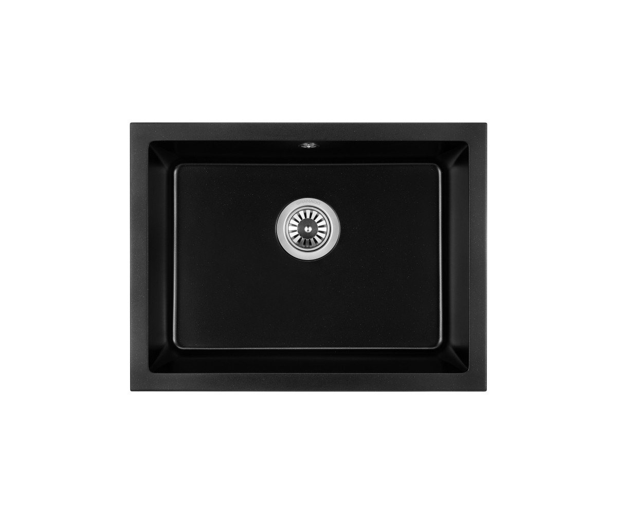 Мийка з однією чашею GRANADO  UNDER TOP L BLACK SHINE GR3501