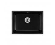Мийка з однією чашею GRANADO  UNDER TOP L BLACK SHINE