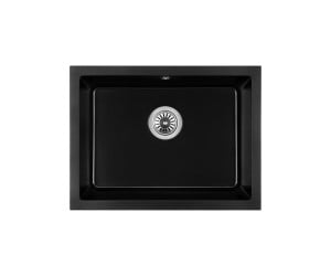 Мийка з однією чашею GRANADO  UNDER TOP L BLACK SHINE