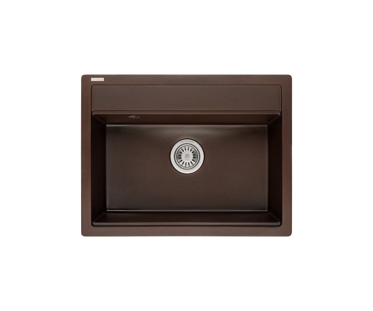 Мийка з сифоном GRANADO  ARTES MARRON GR3606