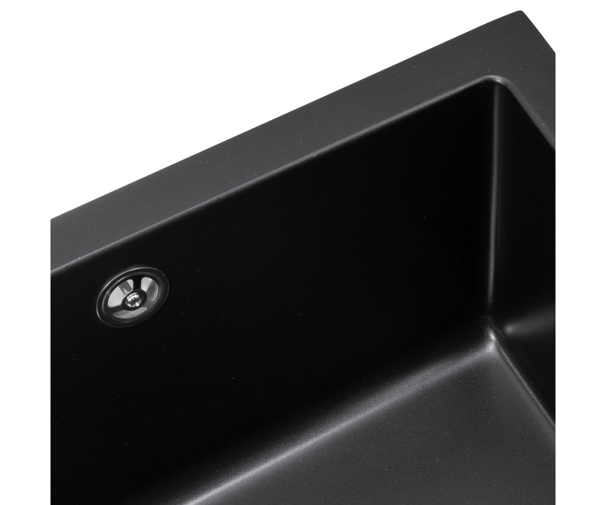 Кухонная мойка  UNDER TOP XL BLACK SHINE GR3701:Фото 4