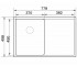 Стальная мойка  MONFERO GS05201:Чертеж 