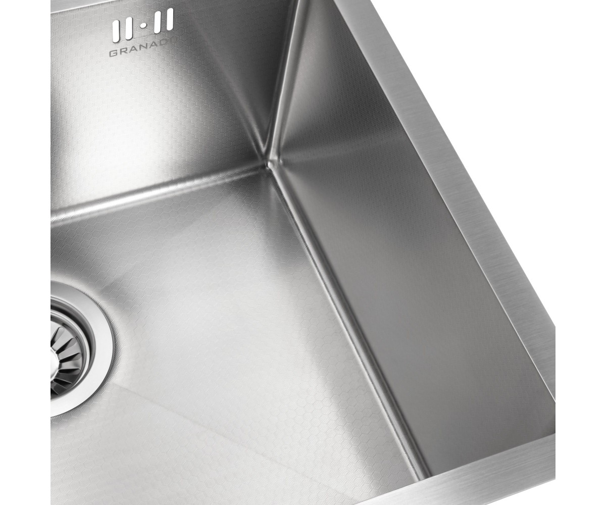 Кухонная мойка  STEEL S304 HONEYCOMB GS07304H:Фото 3