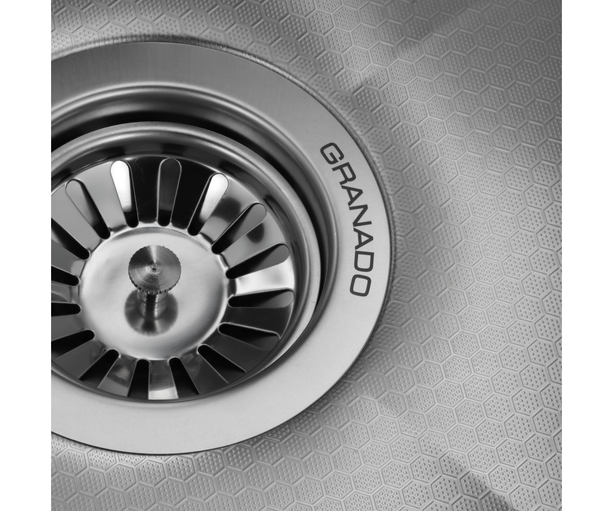 Кухонная мойка  STEEL S304 HONEYCOMB GS07304H:Фото 6