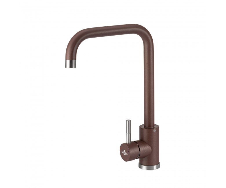 Змішувач з поворотним виливом GRANADO  OVIEDO LUX MARRON GZ0206L