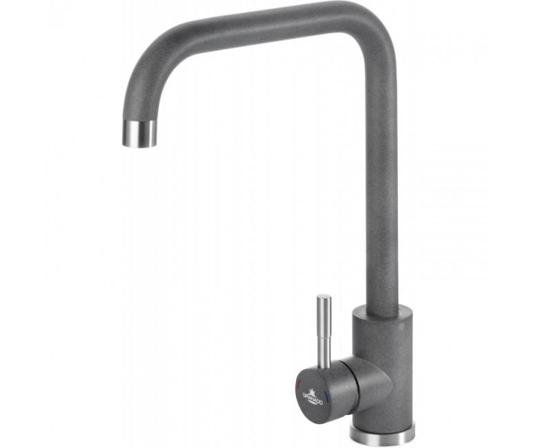 Змішувач з поворотним виливом GRANADO  OVIEDO LUX GRAFITO GZ0209L