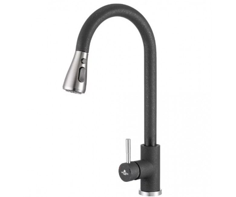 Змішувач для мийки GRANADO  CAMPO LUX BLACK SHINE GZ0501L