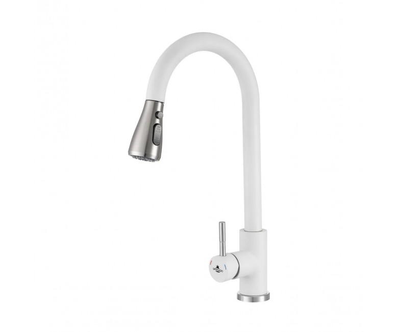 Змішувач для мийки GRANADO  CAMPO LUX WHITE GZ0505L