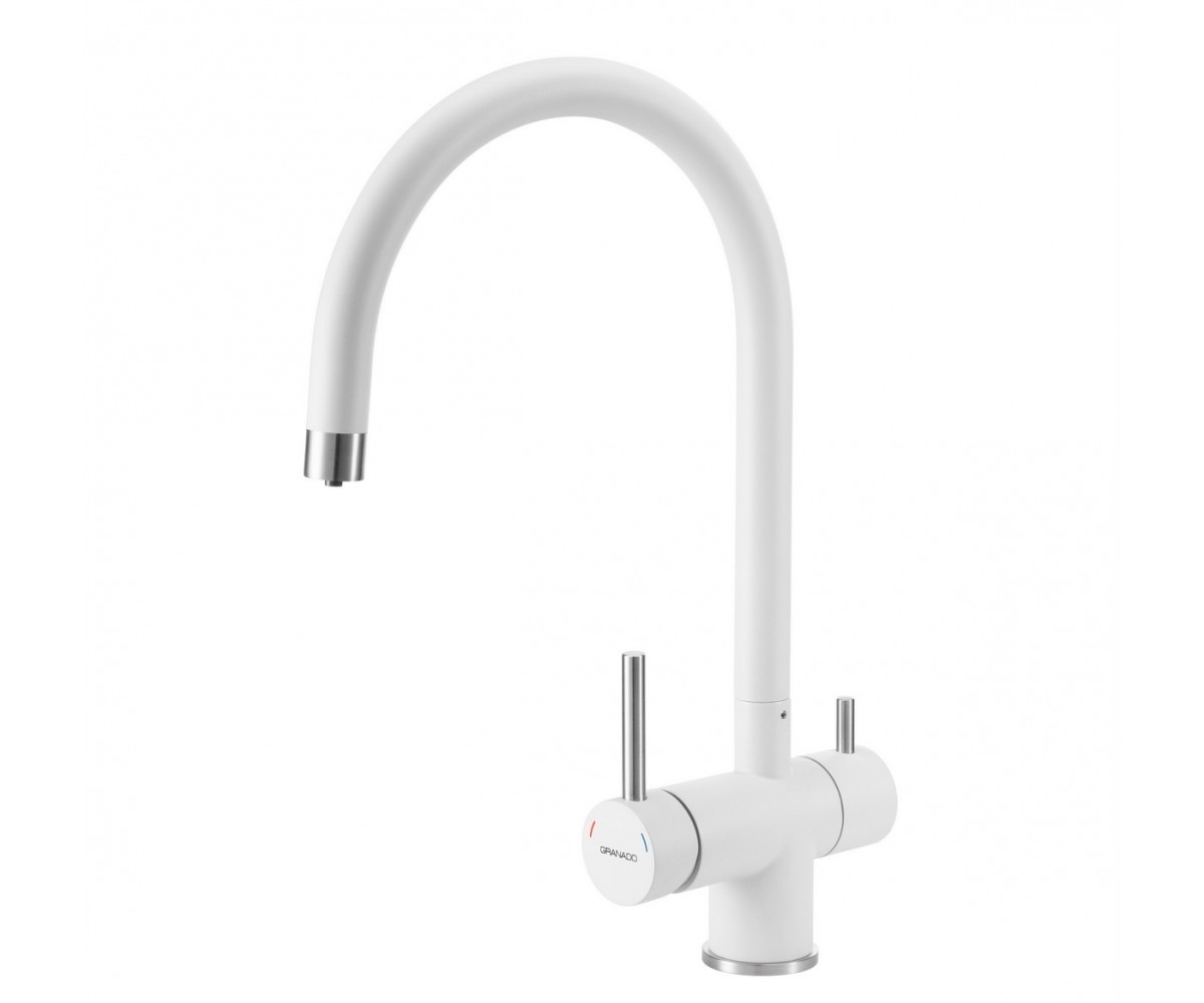 Змішувач для мийки GRANADO  CASPE WHITE GZ0805