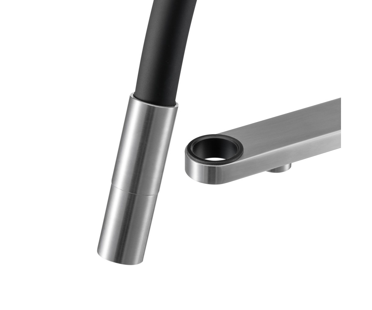 Змішувач GRANADO Hita inox (black)  HITA HITA INOX:Фото 2