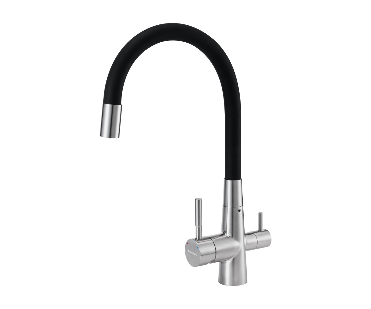 Змішувач GRANADO Lerma inox (black) GRANADO Lerma LERMA INOX LERMA INOX