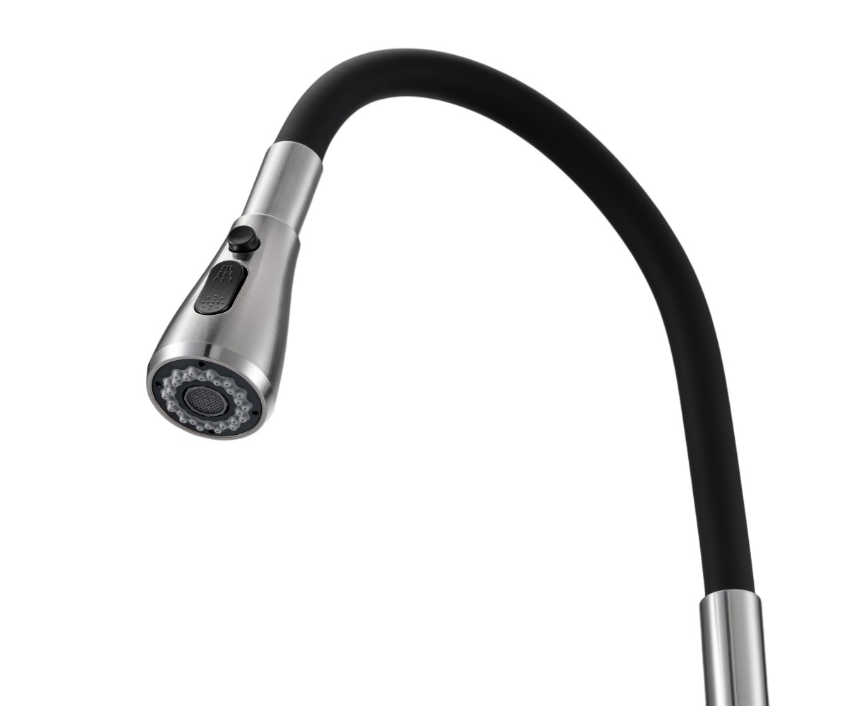 Змішувач GRANADO Renera inox (black)  RENERA RENERA INOX:Фото 2