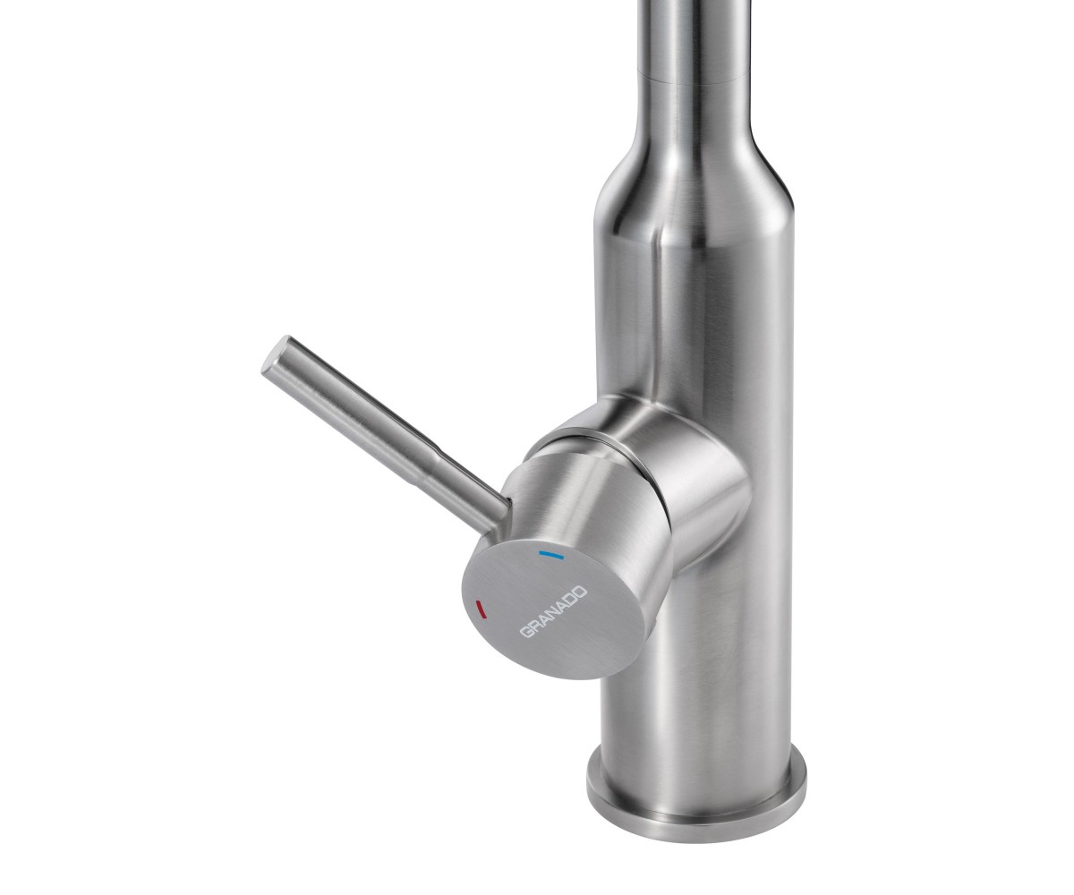 Змішувач GRANADO Renera inox (black)  RENERA RENERA INOX:Фото 3