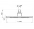 Душевая головка 25х25 см  SHOWER HEADS 05020031:Чертеж 