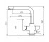 Смеситель на мойку  KITCHENS  51831555:Чертеж 