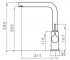 Кухонный смеситель  KITCHENS  990911:Чертеж 