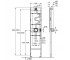 Инсталляция для установки душевой системы  RAPIDO SHOWER FRAME 1039939990:Чертеж 