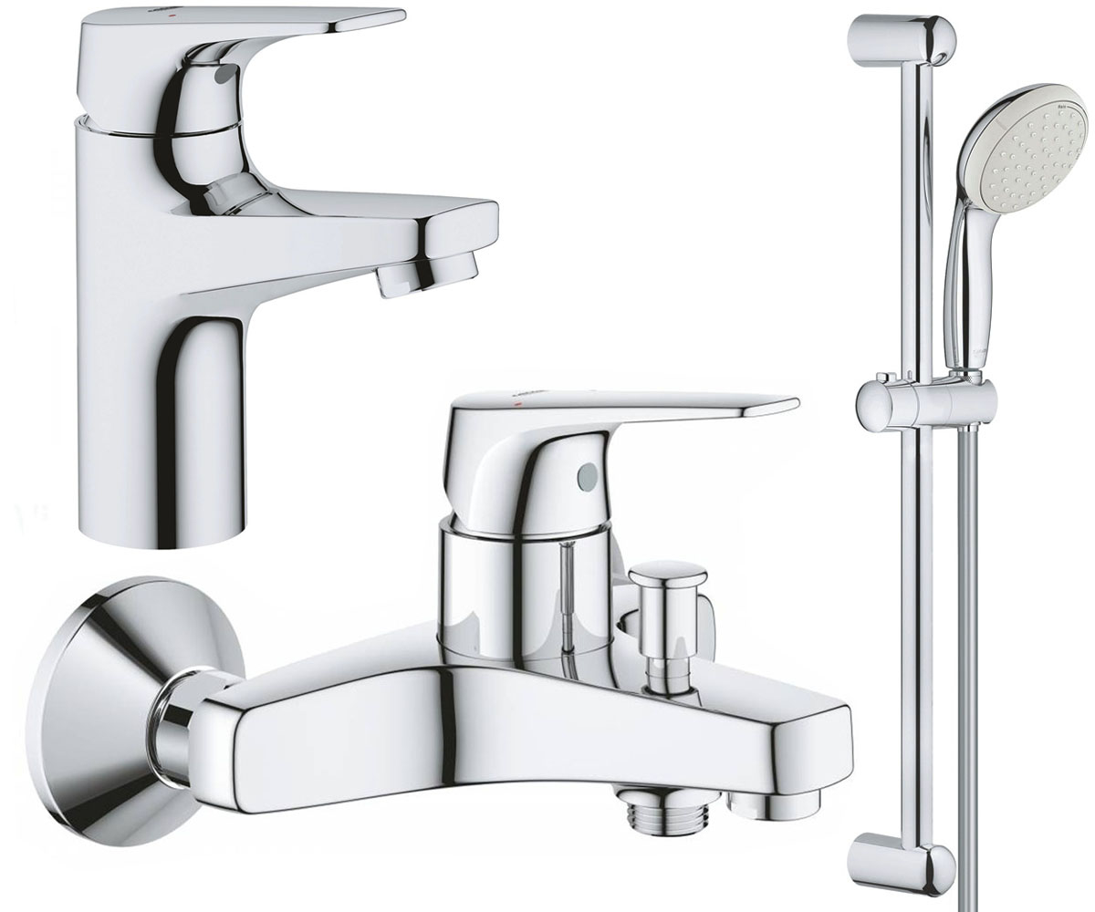 Набір змішувачів 3 в 1 GROHE BAU FLOW 121624S 121624S