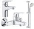 Набір змішувачів 3 в 1 GROHE BAU FLOW 121624S 121624S