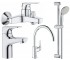 Набір змішувачів 4 в 1 GROHE BAU FLOW 121640K 121640K