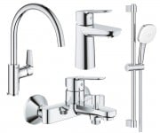 Набір змішувачів 4в1 GROHE BAU EDGE 123218K1
