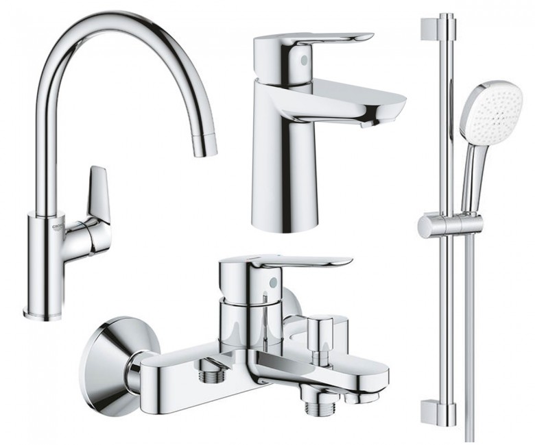 Набір змішувачів 4в1 GROHE BAU EDGE 123218K1 123218K1