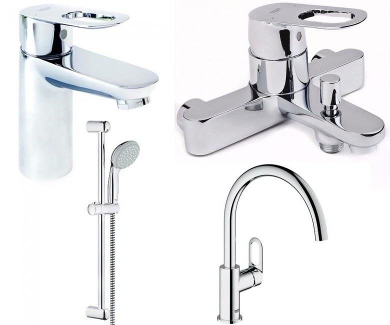 Набір змішувачів 4 в 1 GROHE BAU LOOP 123225K 123225K