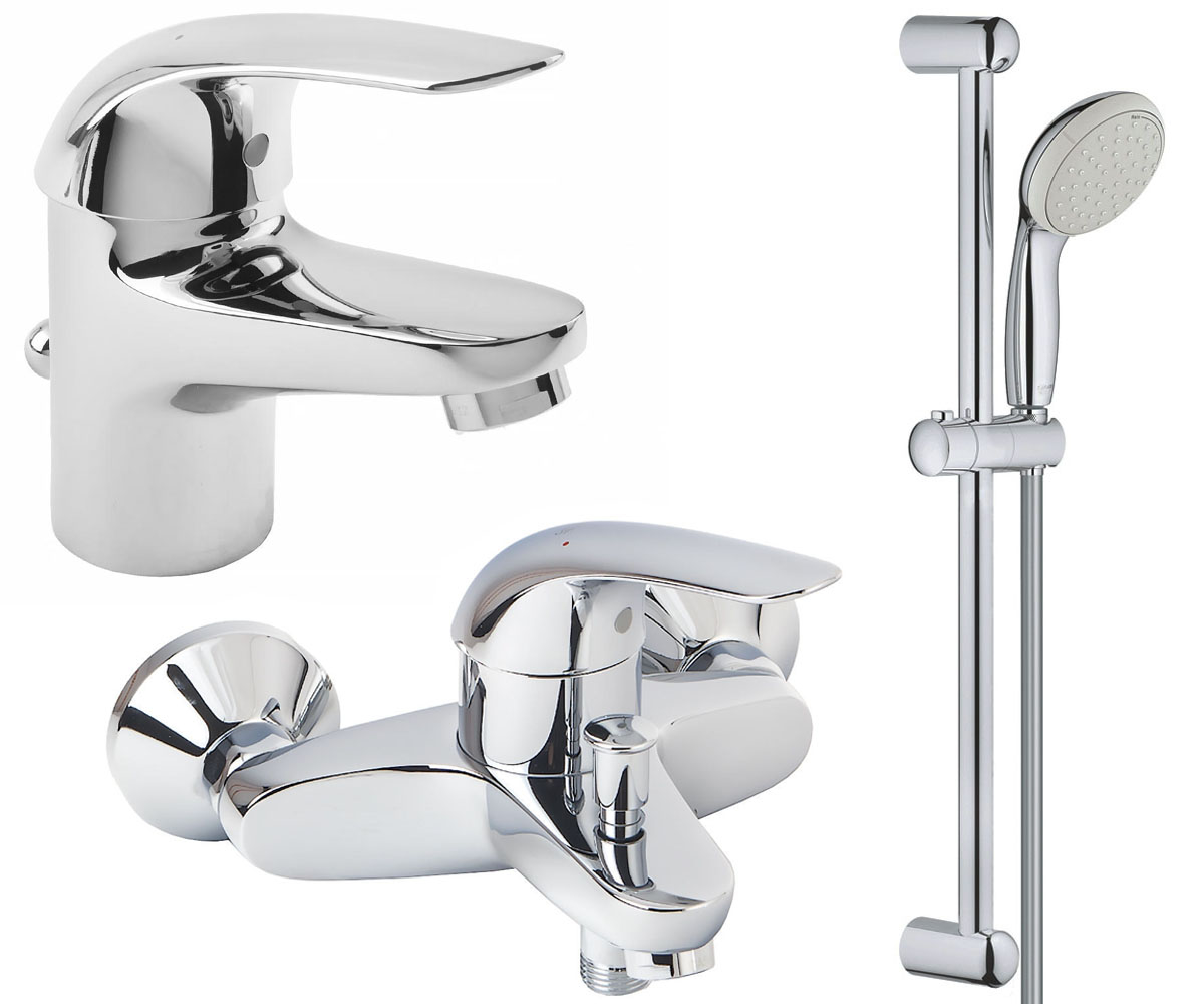 Набір змішувачів 3 в 1 GROHE EUROECO 123226S 123226S