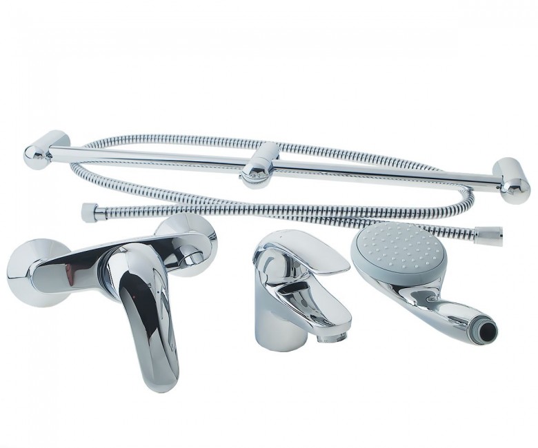 Комплект змішувачів 3 в 1 GROHE EUROECO 123232S 123232S